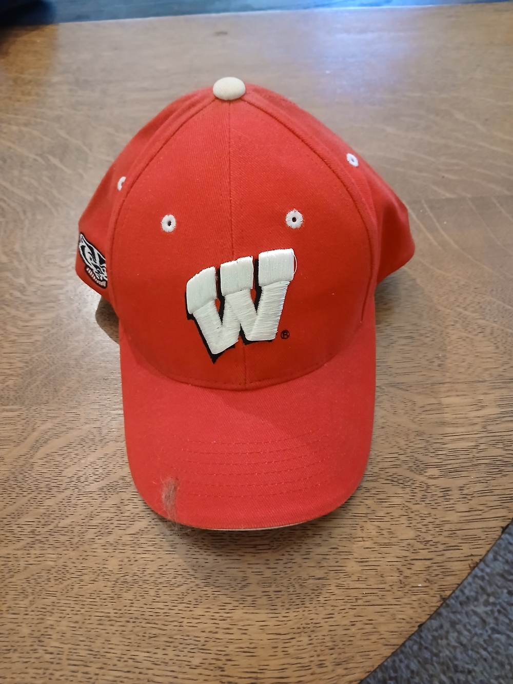 Wisconsin Badgers Cap with White 'W' Logo